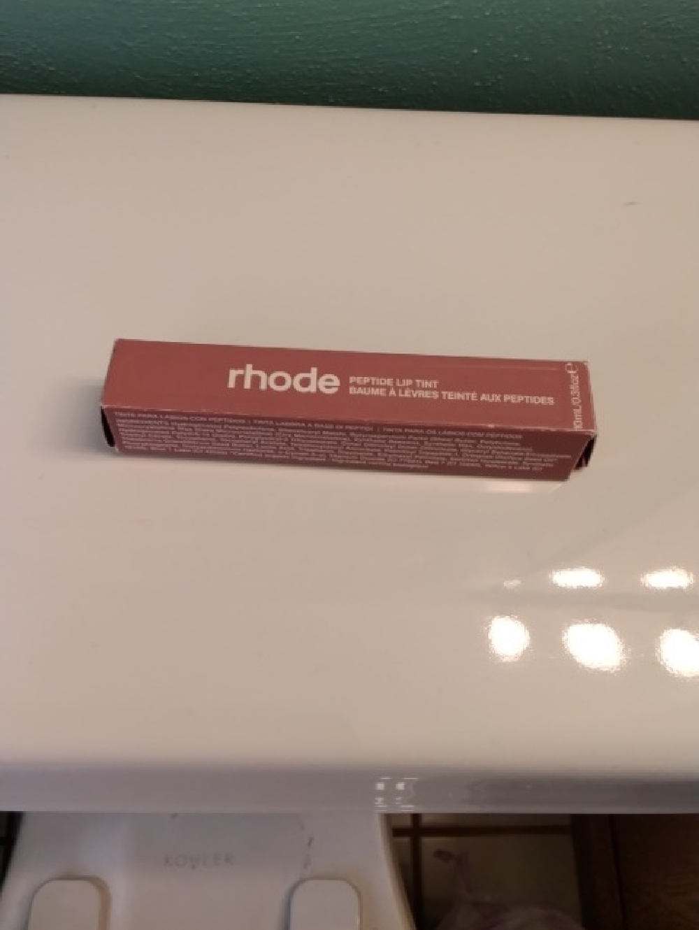 RHODE Peptide Lip Tint in Dusty Rose Box